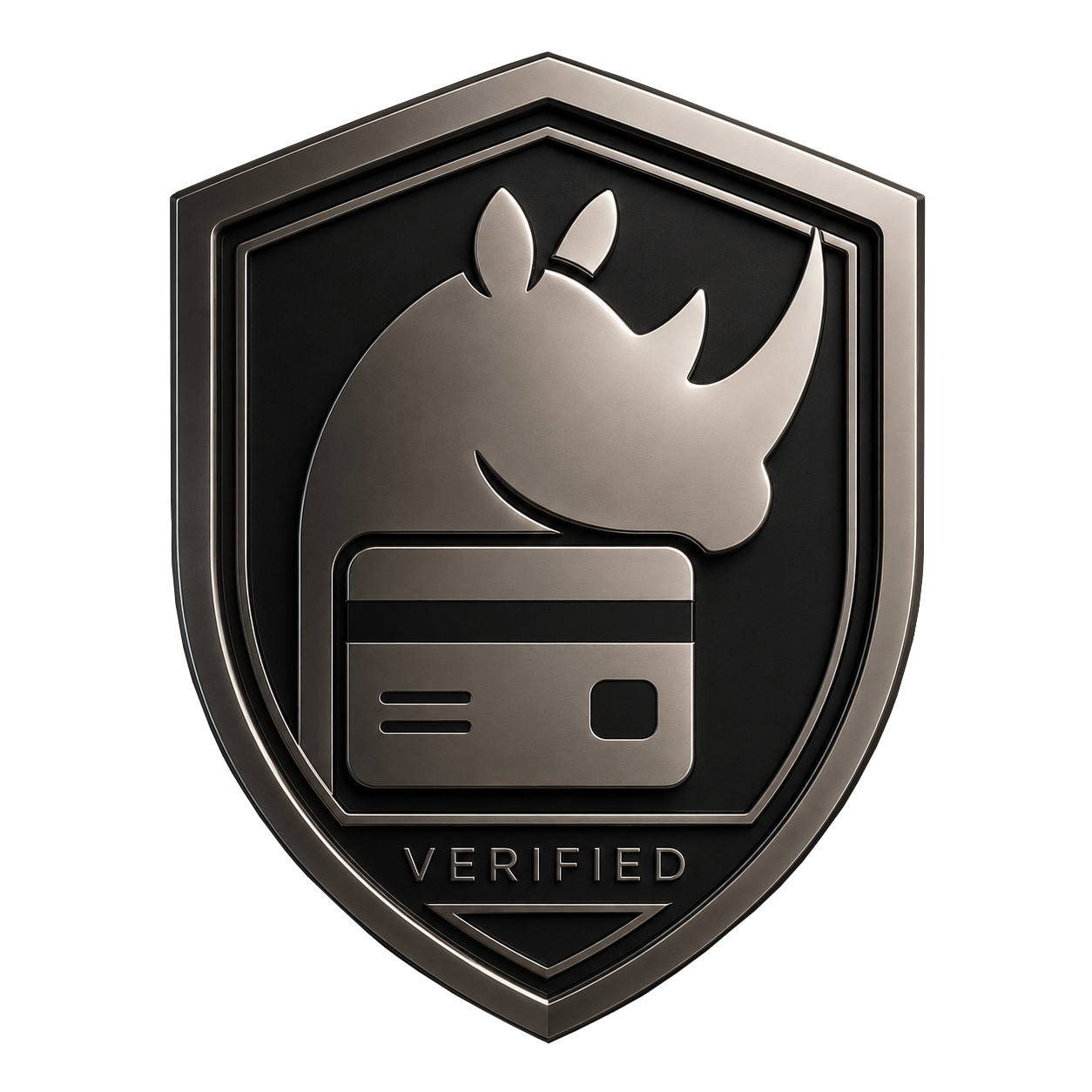 VERIFIED RHINO ID metal shield